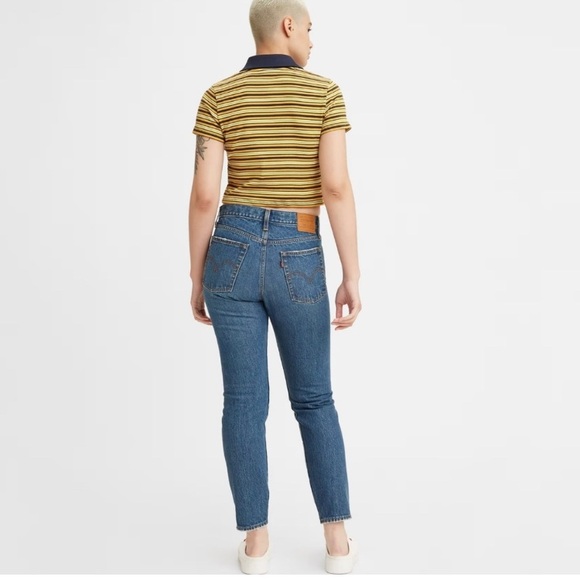 Levi’s Premium Wedgie Icon Fit High Waist Ankle Jeans Size 28 - Picture 2 of 16